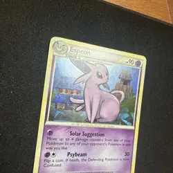Espeon 2/90 HGSS Undaunted 2010 Cracked Ice Holo Rare Pokemon Card - Image 2