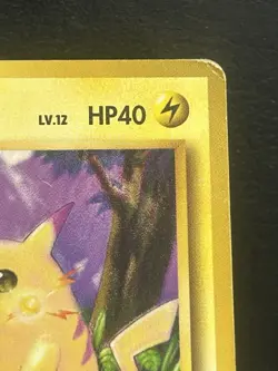 Pokemon Pikachu Expansion Pack Japanese 1996 Card No.025 Common HP40 - Image 3