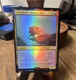 Wizards of the Coast MTG Red Death, Shipwrecker Alt Art Foil Fallout Rare 0116 - Image 1