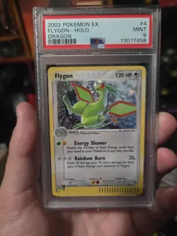 2003 POKEMON EX DRAGON 4 FLYGON-HOLO PSA 9 - Image 1