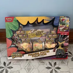 Minor Box Dmg Pokemon Ascended Heroes Mega Lucario Premium Poster Collection Box - Image 1