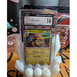 CGC 10 Haxorus Pokemon TCG Shrouded Fable 046/064 Holo Graded English 2024 - Image 1