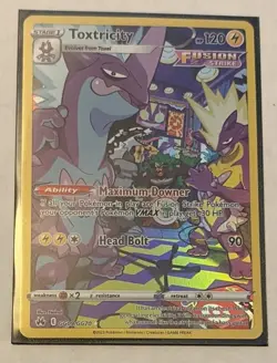 Pokemon TCG Toxtricity GG09/GG70 Crown Zenith Galarian Gallery Holo UR EN - Image 1