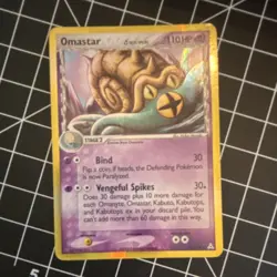 Pokemon TCG Omastar Delta Species Holo Rare 13/110 Holon Phantoms English 110 HP - Image 1