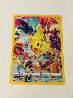 Pokemon TCG 2023 Pikachu (Secret) 160/159 Secret Rare Crown Zenith Holofoil NM - Image 1