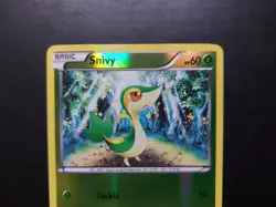 Pokemon - Snivy 1/114 Reverse Holo Common Black & White Base Set - Image 2