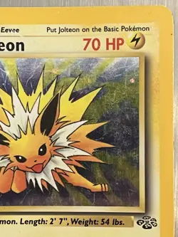 Jolteon 4/64 Holo Rare Jungle 1999 Pokemon EN HP Vintage Unlimited Lightning - Image 5
