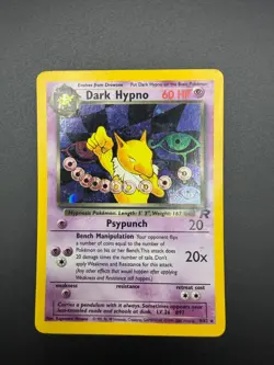 Pokemon Dark Hypno (9) Unlimited Holo Holo Rare Team Rocket 09/82 MP - Image 1