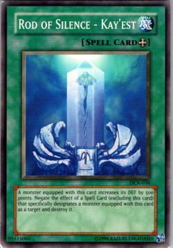 Rod of Silence - Kay'est DCR-036 Unlimited - Yu-Gi-Oh! TCG Common - Image 1