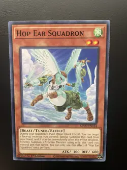 Yugioh Hop Ear Squadron MP20-EN164 1st Edition Common LP - Image 1