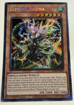 Elfnote Regina BLZD-EN014 Secret Rare 1st Edition NM Yu-Gi-Oh! 2026 - Image 1