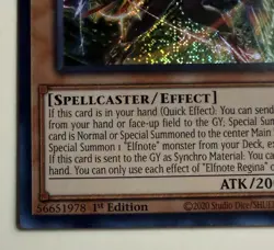 Elfnote Regina BLZD-EN014 Secret Rare 1st Edition NM Yu-Gi-Oh! 2026 - Image 2