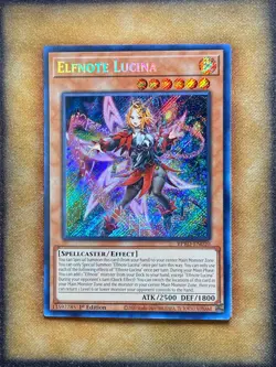 Yugioh Elfnote Lucina BPRO-EN010 Secret Rare 1st Ed NM - Image 1