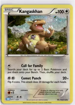 Pokemon English CLB *Holo Kangaskhan 017/034 NM TCG Classic Collection - Image 1