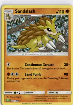 Pokemon English CLV *Holo Sandslash 009/034 NM TCG Classic Collection - Image 1