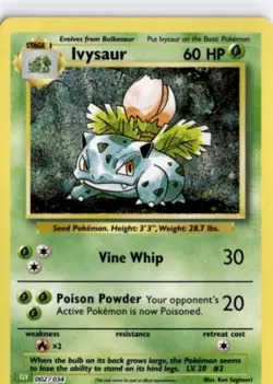 Pokemon English CLV *Holo Ivysaur 002/034 NM TCG Classic Collection - Image 1