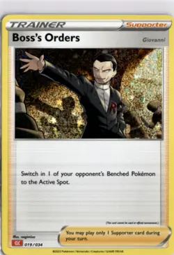 Pokemon English CLC *Holo Boss's Orders (CLC) 019/034 NM TCG Classic Collection - Image 1