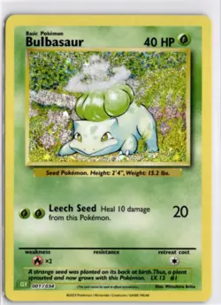 Pokemon English CLV *Holo Bulbasaur 001/034 NM TCG Classic Collection - Image 1