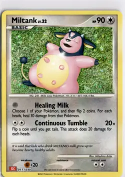 Pokemon English CLC *Holo Miltank 017/034 NM TCG Classic Collection - Image 1