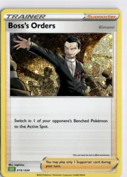 Pokemon English CLV *Holo Boss's Orders (CLV) 019/034 NM TCG Classic Collection - Image 1