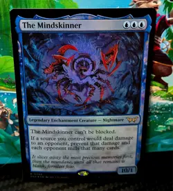 magic the gathering - FOIL! - The Mindskinner - Legendary Enchantment Creature - Image 1