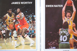 Los Angeles Lakers 1983-84 BASF Promo Card Lot 7 Basketball Players Photos - Image 5