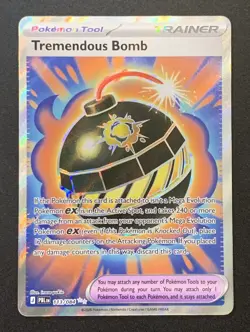 Tremendous Bomb 113/084 - Ultra Rare - Pitch Black - Pokemon TCG - Image 1