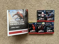 Magic The Gathering Spider-Man Hasbro Welcome Deck Set w/ Daily Bugle Promo SDCC - Image 1