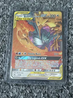 Pokemon TCG Moltres & Zapdos & Articuno GX Hidden Fates Card 44/68 NM Condition - Image 1