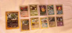 Lotto Pokemon Card Vintage Collection 11 Cards NEAR MINT/EX/GD/LP - Image 1
