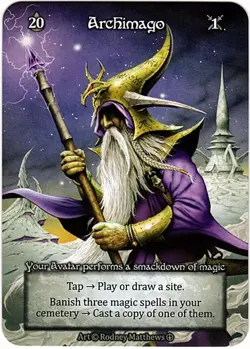 Sorcery Contested Realm Arthurian Legends Archimago Avatar Non Foil - Image 1