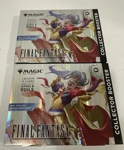 2 New Sealed Magic The Gathering- Final Fantasy Collector Booster Omega Box!!! - Image 1
