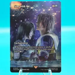Stay with Me - FOIL Rhystic Study - Final Fantasy: Through the Ages MTG - Image 2