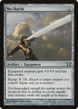MTG No-Dachi [Champions of Kamigawa] Near Mint FOIL - Image 1