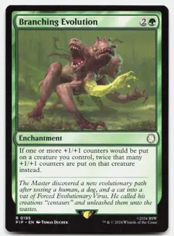 Branching Evolution 195 Rare Universes Beyond: Fallout Magic: The Gathering NM - Image 1