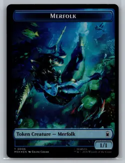 Merfolk // Doombot Double-Sided Token Foil T Marvel Super Heroes 006/018 NM - Image 1