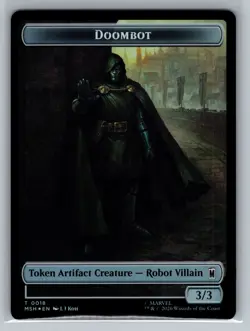 Merfolk // Doombot Double-Sided Token Foil T Marvel Super Heroes 006/018 NM - Image 2