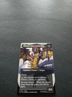 MTG: Zenos yae Galvus - Shinryu, Transcendent Rival - 0384 - NM Borderless - Image 2