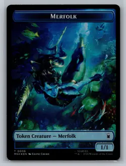 Merfolk // Doombot Double-Sided Token Foil T Marvel Super Heroes 006/018 NM - Image 1