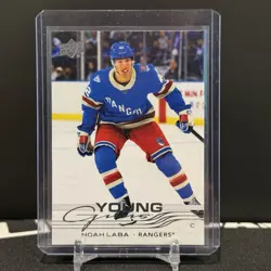 2025-26 Upper Deck Series 2 Noah Laba Young Guns #463 New York Rangers - Image 1