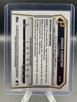 2026 Bowman - Chrome Prospects Edward Florentino #BCP-82 Mojo Refractor (RC) - Image 2