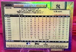 2026 Topps Series 2 Golden Mirror Image Variation #450 Gerrit Cole SSP Yankees - Image 4