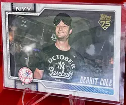 2026 Topps Series 2 Golden Mirror Image Variation #450 Gerrit Cole SSP Yankees - Image 5