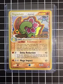 Meganium 4/101 (Delta Species) Dragon Frontiers REVERSE HOLO NEAR MINT - Image 1