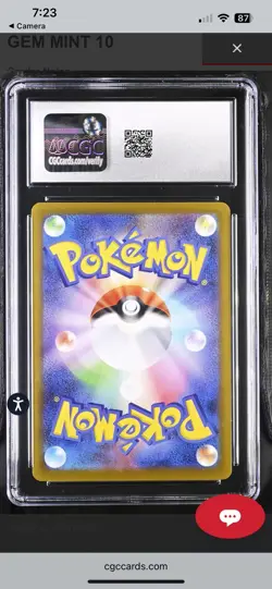 CGC GEM MINT 10 Piplup 085/80 M2 Inferno X Art Rare Holo JP - Image 5