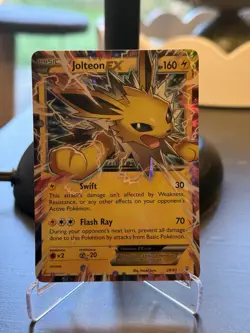 Jolteon EX 28/83 Generations Ultra Rare Holo Pokemon Card Near Mint - Image 1