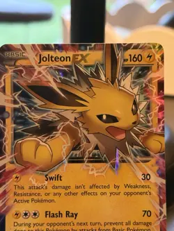 Jolteon EX 28/83 Generations Ultra Rare Holo Pokemon Card Near Mint - Image 2