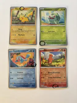SWIRLS !! Pokemon 151 Costco Reverse Rev Cosmos Holo Promo Set VARIANT W - Image 1