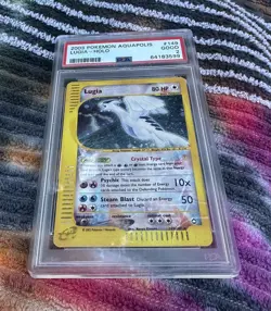 2003 POKEMON AQUAPOLIS #149 LUGIA HOLO PSA 2 GOOD CRYSTAL TYPE - Image 4
