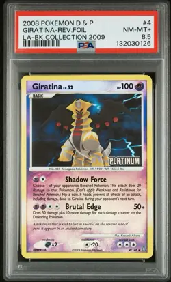 PSA 8.5 GIRATINA 4 2008 POKEMON LEGENDS AWAKENED REVERSE BURGER KING PROMO - Image 1